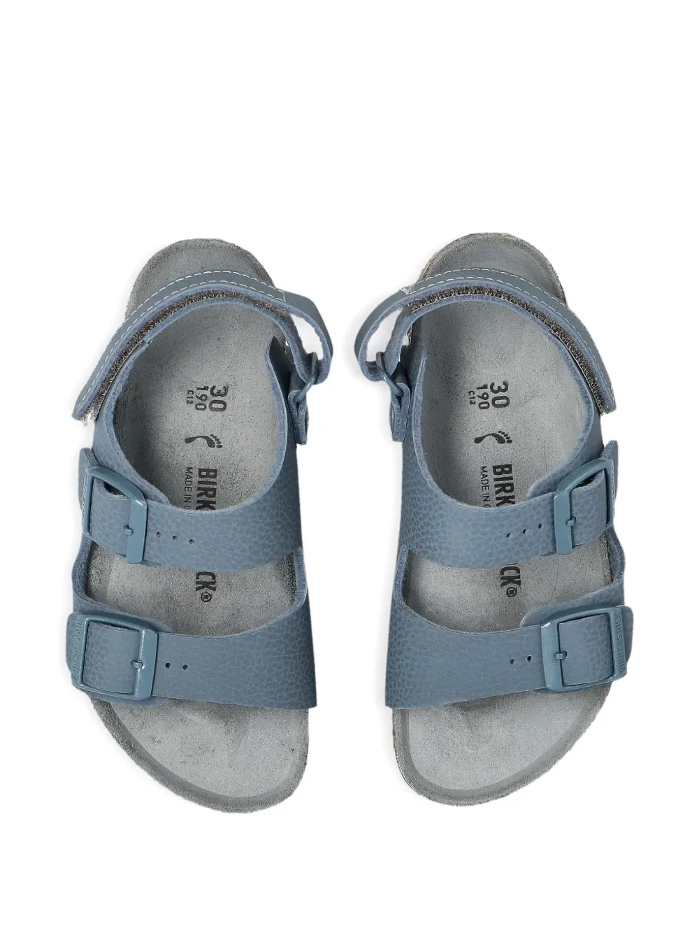 Сандалии с пряжкой Milano Birkenstock Kids, синий — фото 4