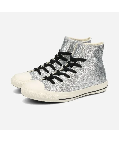 Унисекс кеды из глиттера Converse ALL STAR GT HI серебряные
