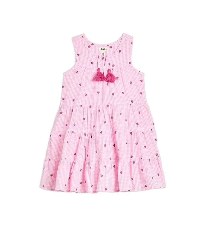 Платье ярусное с цветочным принтом Layered Tiered Dress Hatley Kids, White