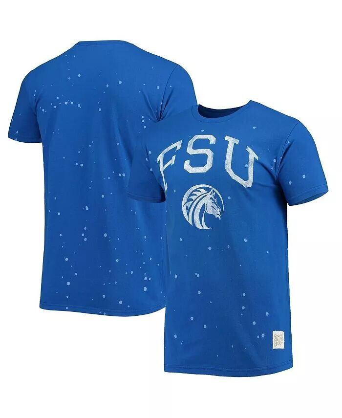 

Мужская футболка Royal Fayetteville State Broncos Bleach Splatter Original Retro Brand