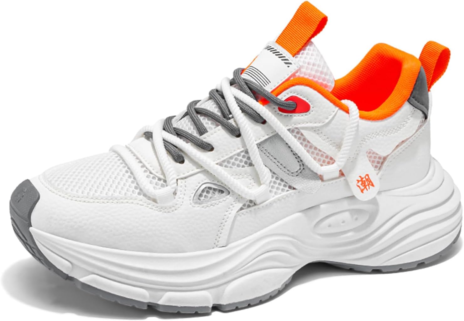 

Мужские кроссовки GSIGUL для бега по шоссе, тенниса и ходьбы, нескользящие повседневные спортивные кроссовки для тренажерного зала, белый