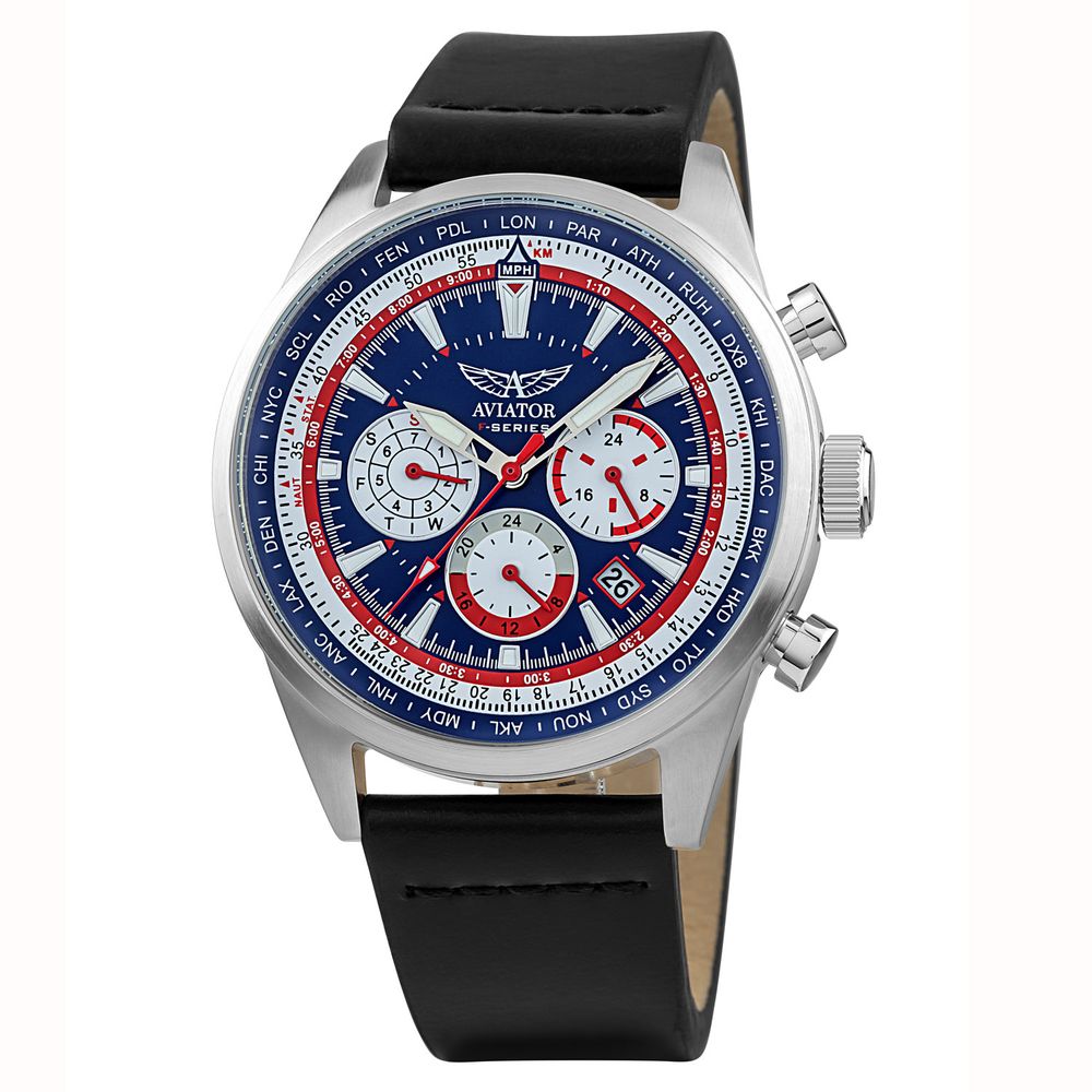

Серебряные мужские часы Aviator Nation