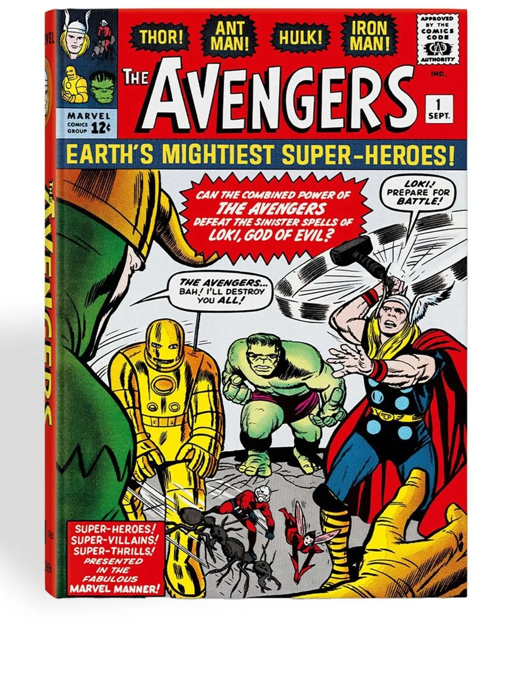 

Книга Marvel Comics Library. Avengers Vol 1 1963-1965 Taschen, оранжевый