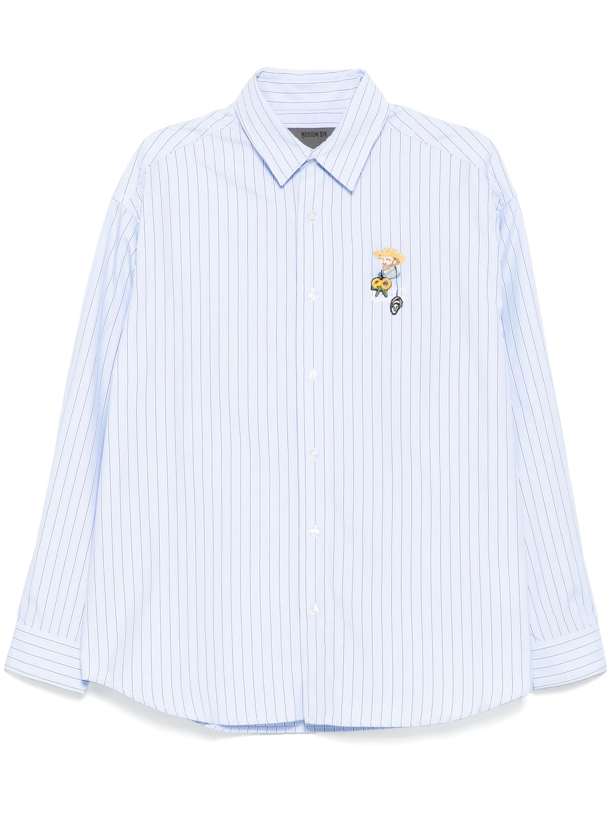 

Рубашка с вышивкой Musium Div., синий