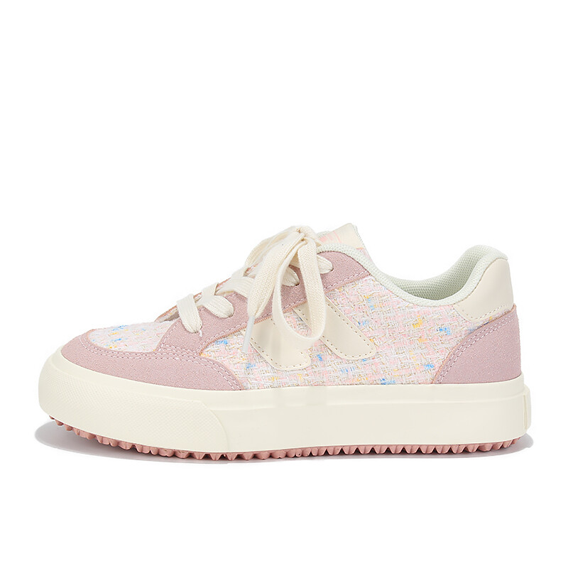 

Кроссовки Yobn Uber Skateboarding Shoes Women's Low-top Pink, розовый
