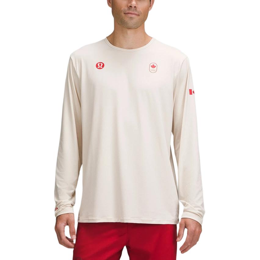 

Фундаментальная жаккардовая рубашка мужская Lululemon, белый