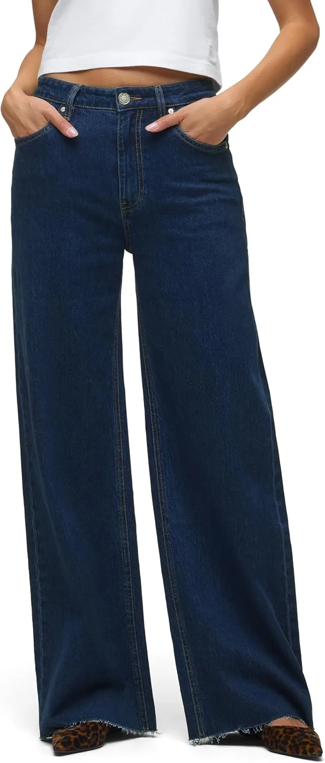 

Hudson женские джинсы Jodie High Rise Loose Fit Wide Leg