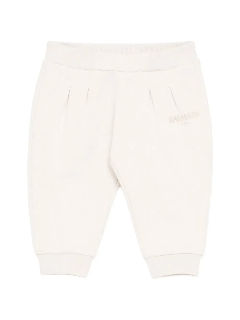 Спортивные брюки с задними карманами Balmain Kids, бежевый