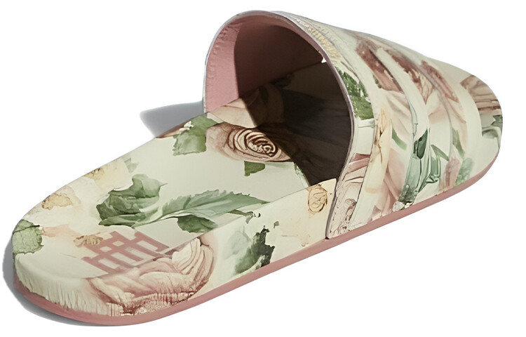 Шлепанцы и сланцы Adidas Originals Adilette Eric Emanuel Floral — фото 3