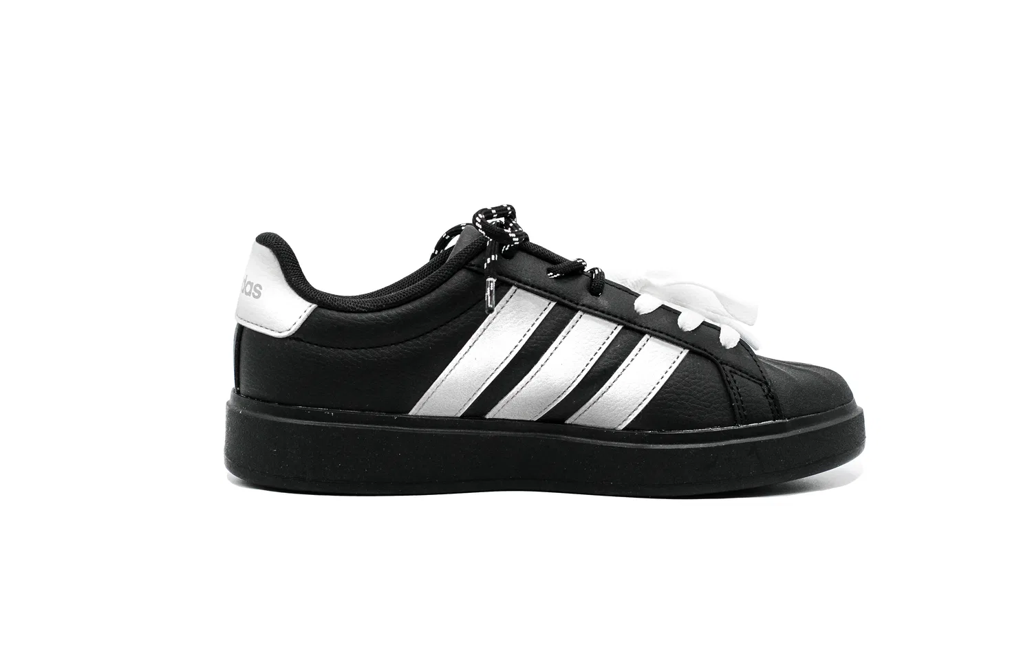 Кроссовки для скейтбординга Street Talk Star Track Low Black Silver Adidas — фото 4