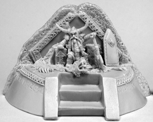 

Миниатюра Reaper Dark Heaven Bones: Dwarf King on Throne