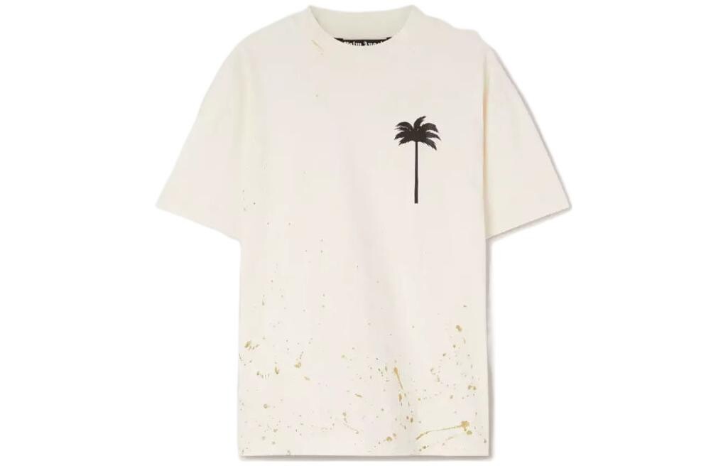 

Футболка PxP Painted Classic Palm Angels, кремовый