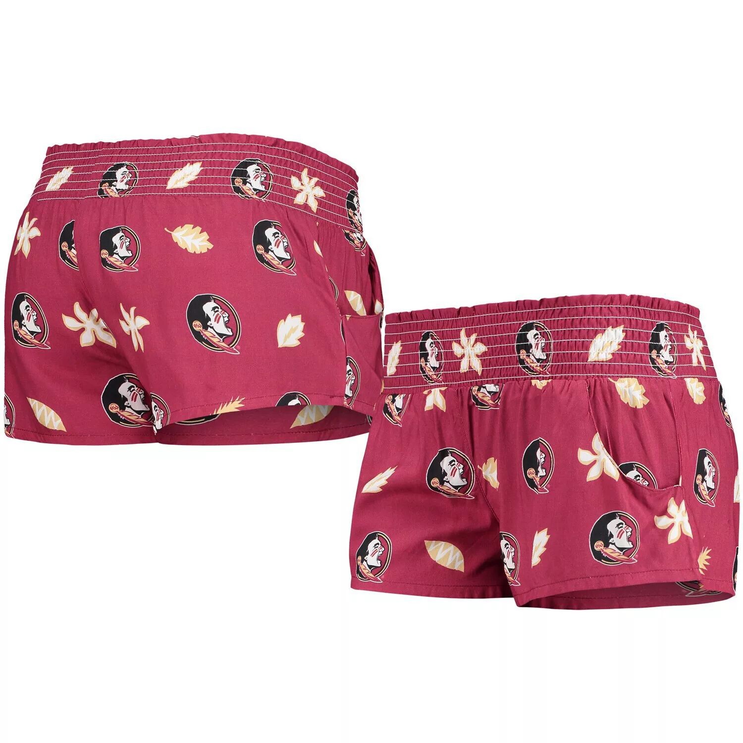 

Женские пляжные шорты Wes & Willy Garnet Florida State Seminoles