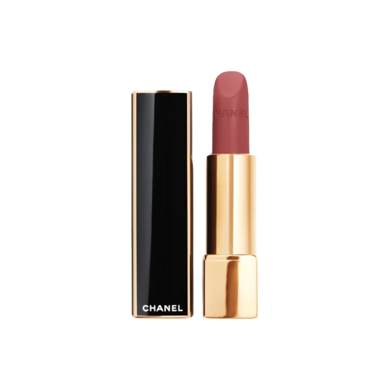 CHANEL Помада Gold Edge Black Tube, мягкая и яркая матовая, легко растушевывается, естественное осветление, 3,5 г, подарок на день рождения, #63 26 Limited New Color
