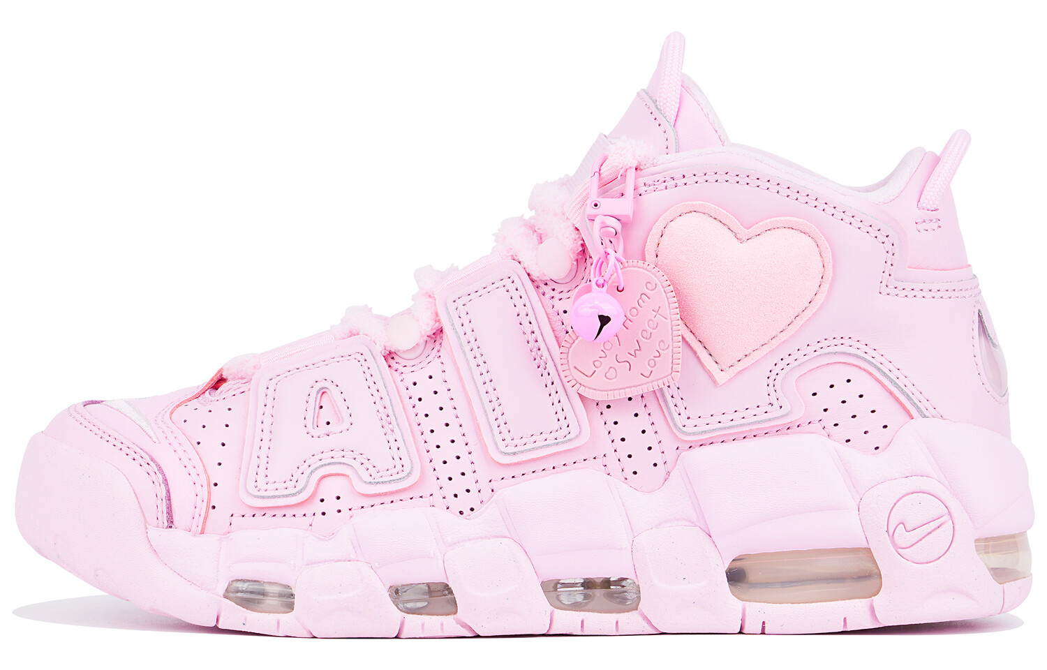 

Баскетбольные кроссовки Air More Uptempo Vintage, женские, с высоким верхом, Powder Nike, розовый