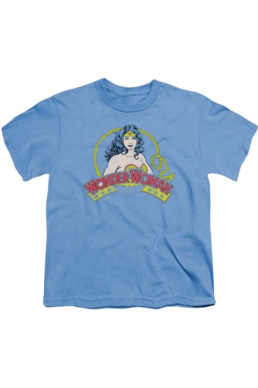 

Футболка DC Comics Vintage с коротким рукавом для девушек Gildan, синий