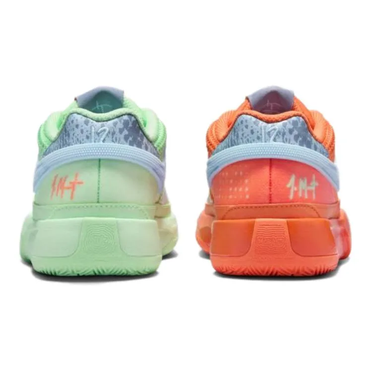 Nike Ja 1 Mismatched GS, Bright Orange | White | Vapor Green | Light Armory Blue — фото 3