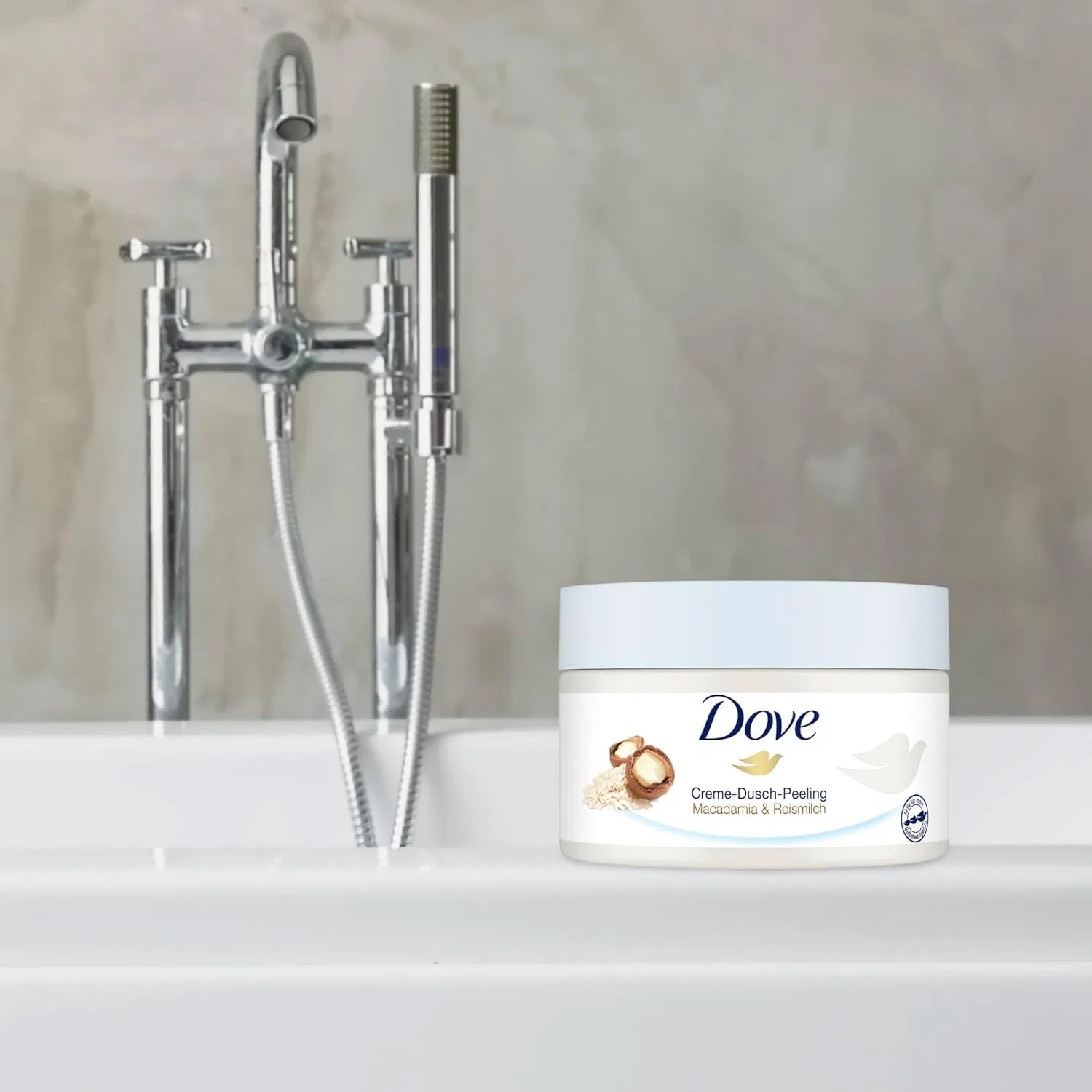 Набор Dove: скраб для душа, крем для тела, лосьон для тела Dove — фото 4