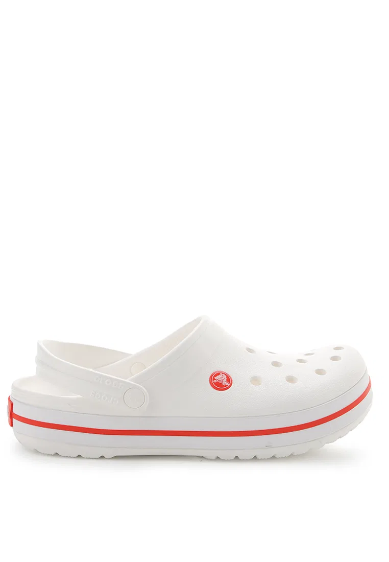 Сандалии, Crocband, Crocs, белый