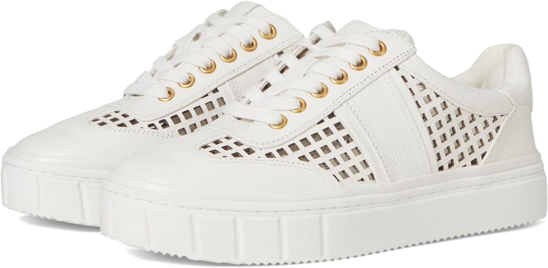 Кроссовки Vince Camuto Raiden Cut-out Platform Sneakers, цвет Bianco