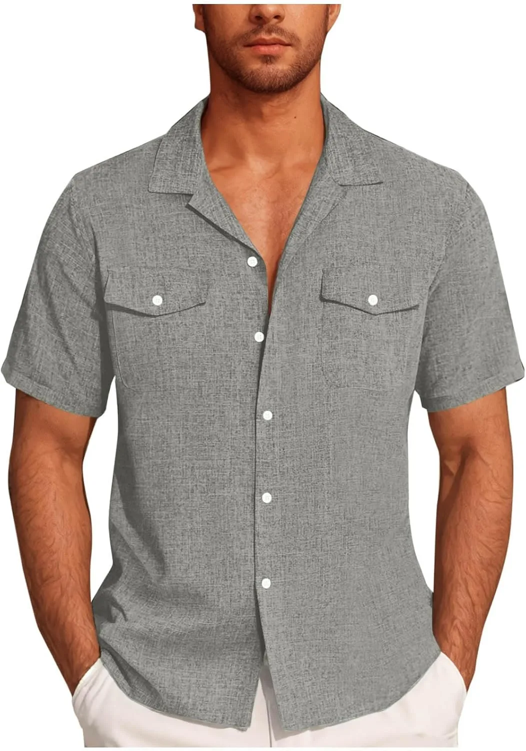 

Футболка для спорта и отдыха с коротким рукавом и высоким воротником