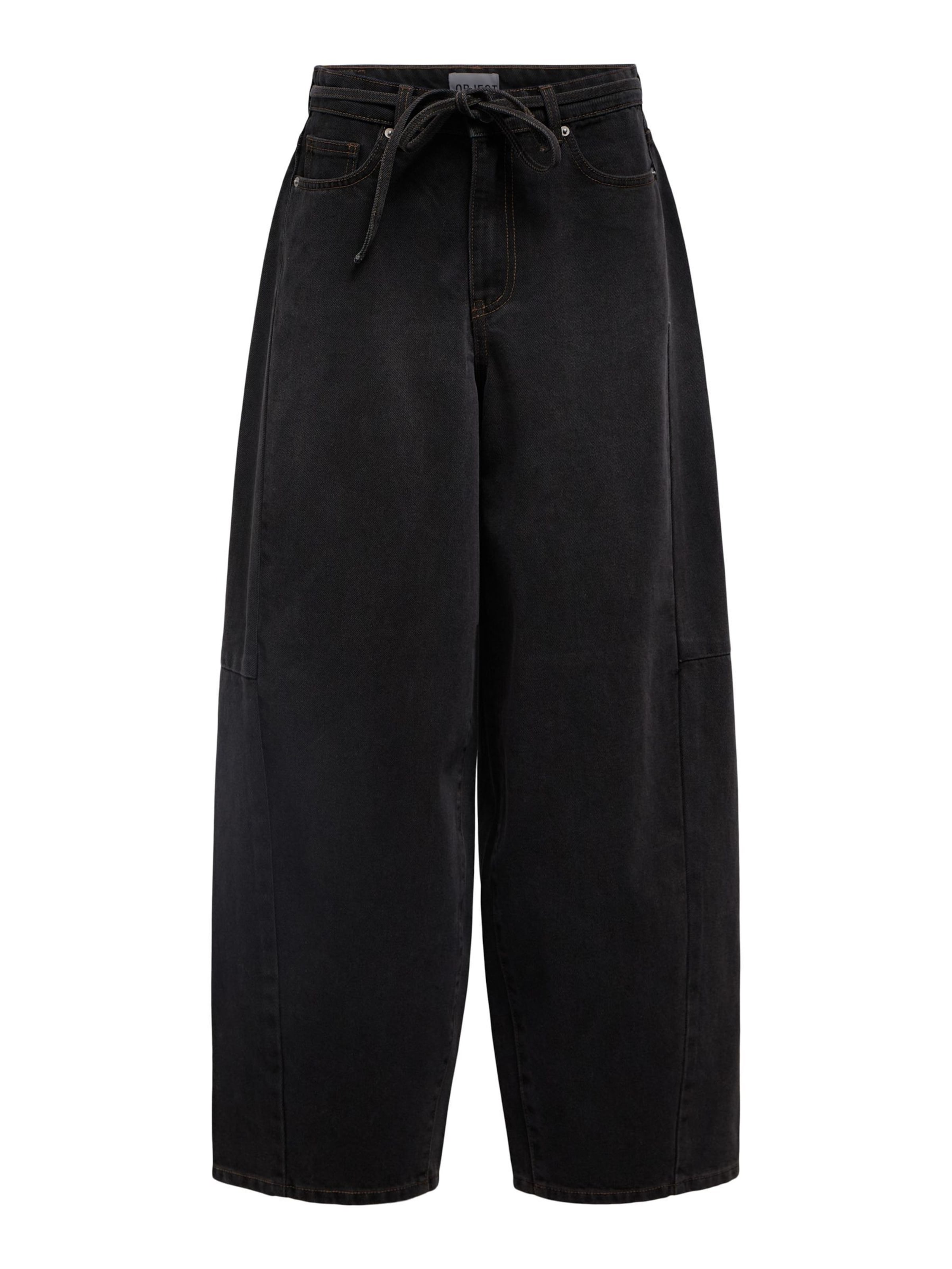 

OBJECT Свободные джинсы в черном дениме