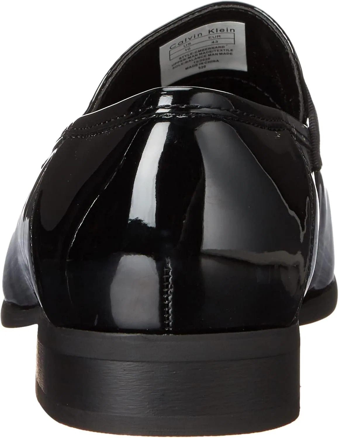 Туфли Calvin Klein Bernard Patent Tuxedo Oxford, Black (Black Patent) — фото 3