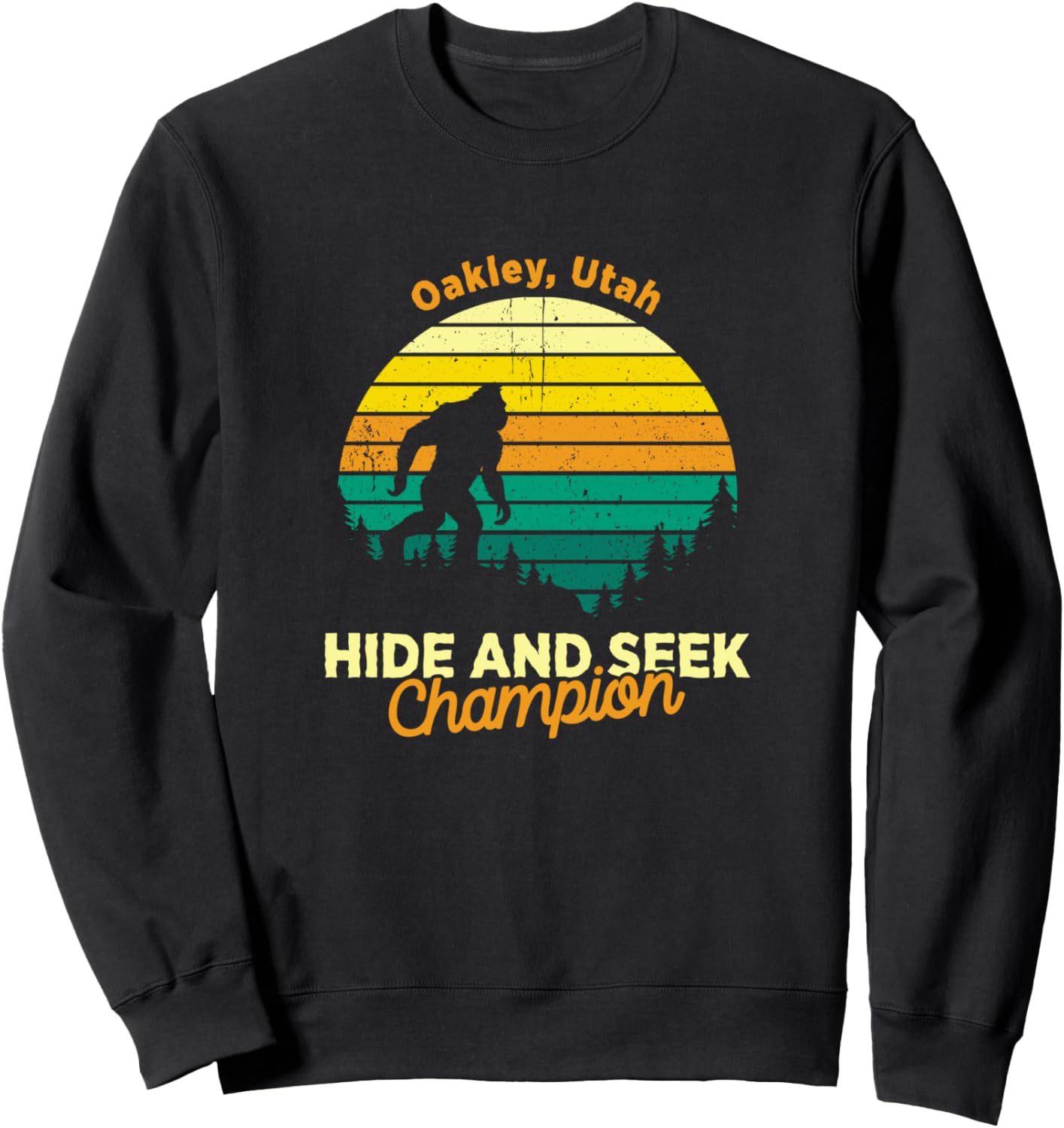 

Винтажная толстовка Oakley с принтом, посвященным походам в горы Юты Retro Oakley, Utah Home State Traveler Gift, черный