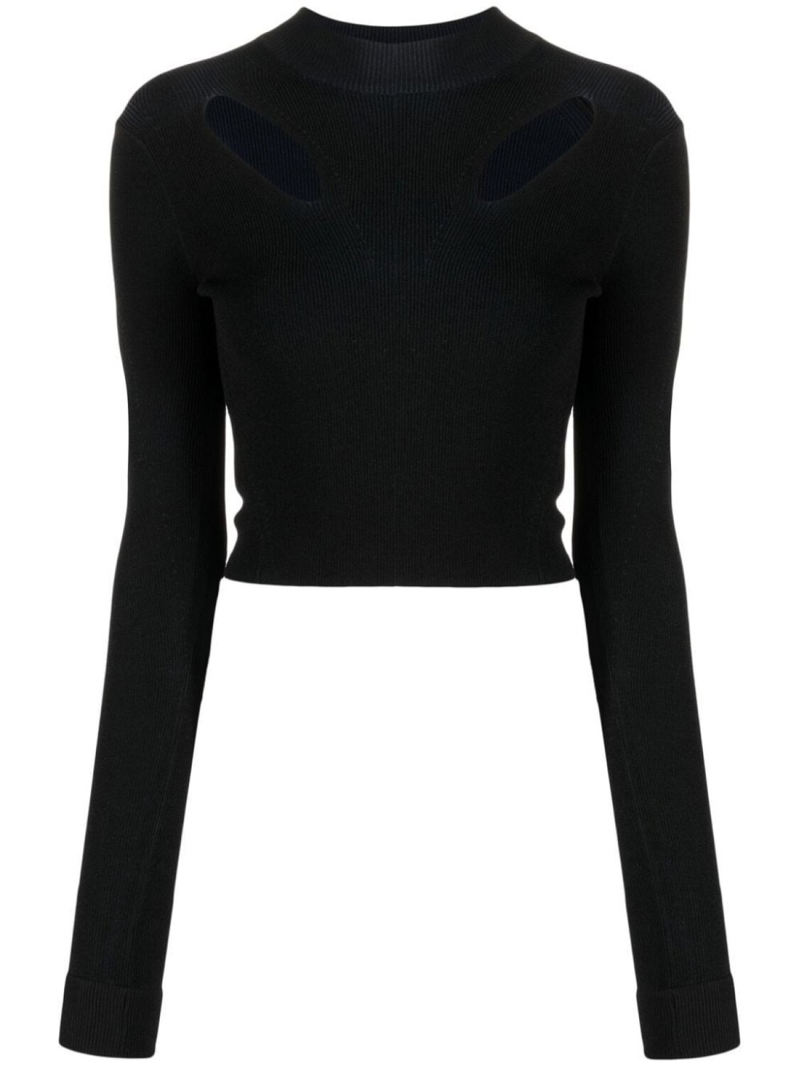 

Укороченный топ с вырезами Dion Lee, черный