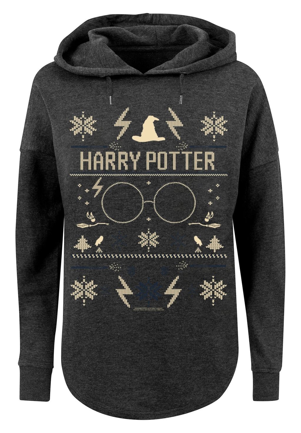 

Толстовка с капюшоном HARRY POTTER CHRISTMAS WEIHNACHTEN F4NT4STIC, темно-серый