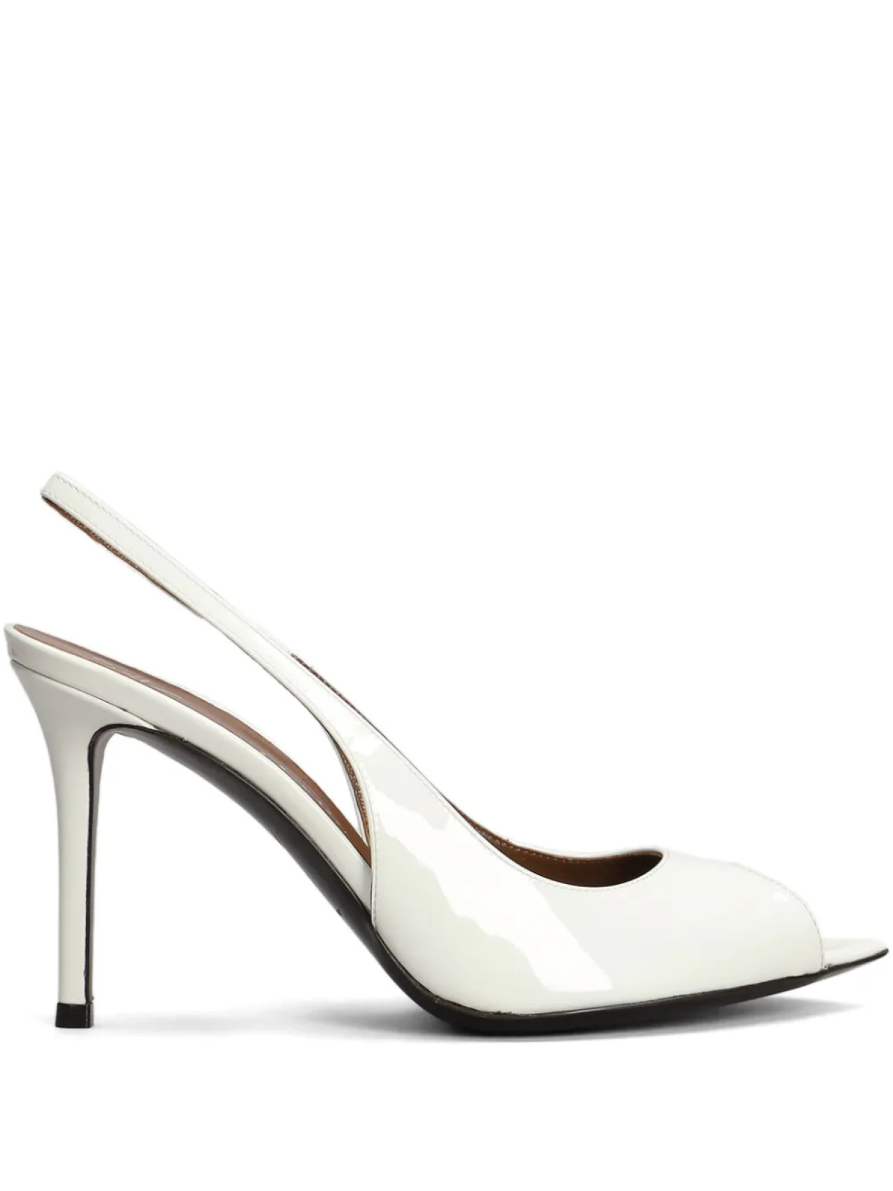 Туфли Intriigo с открытой пяткой 100 м Giuseppe Zanotti, белый