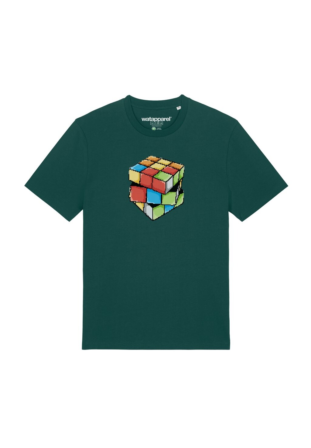 

Футболка с принтом PIXEL ZAUBERWÜRFEL watapparel, темно-зеленый