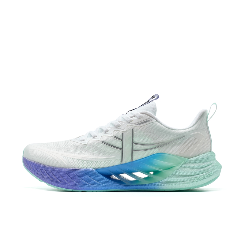 

XTEP Кроссовки Hydrogen Wind 8.0 Breathable Support Rebound Low Top для тренировок и бега на короткие дистанции, классические, белые, серебристые