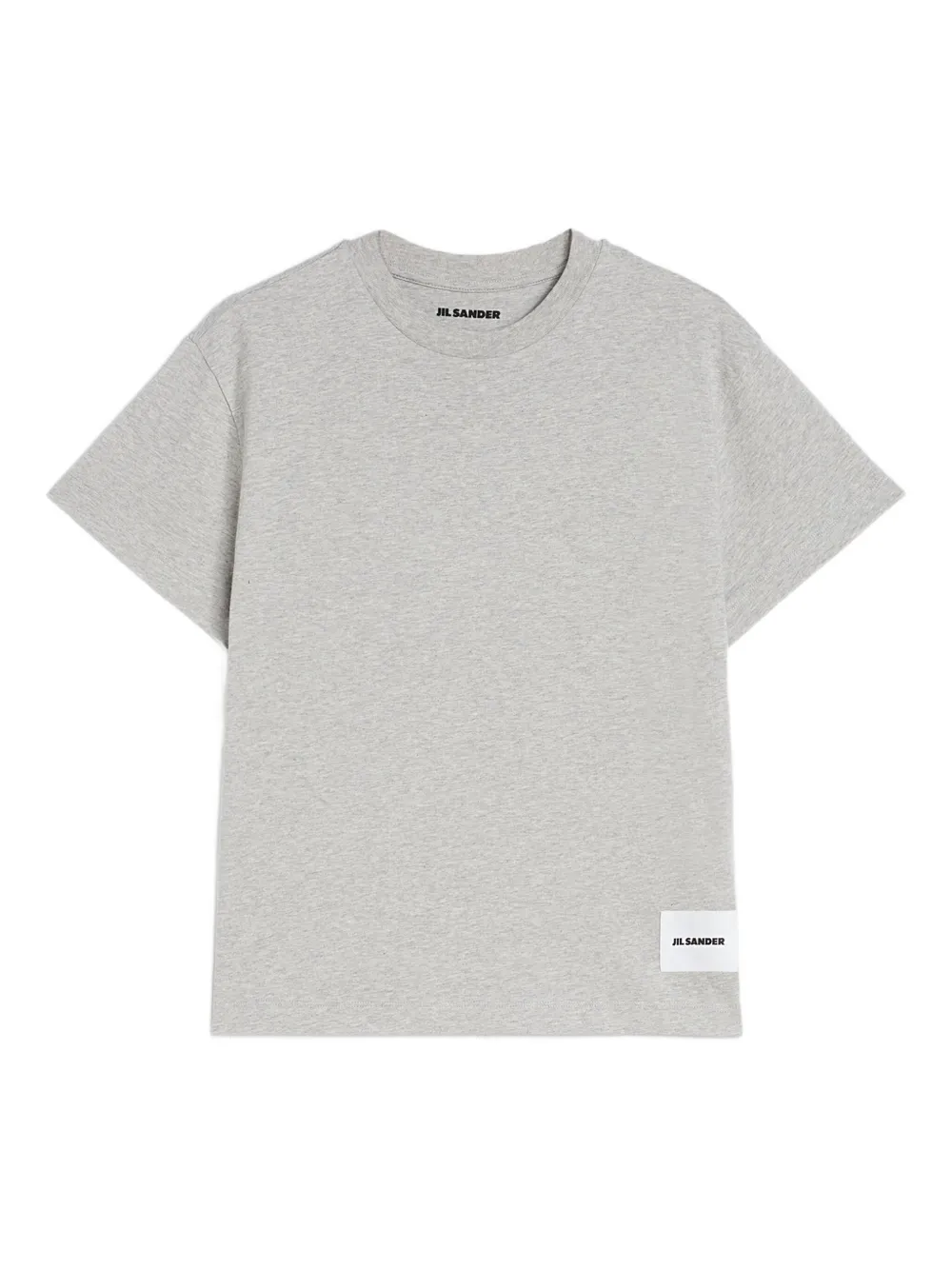 

Футболка с короткими рукавами и логотипом (упаковка из трех штук) JIL SANDER, серый