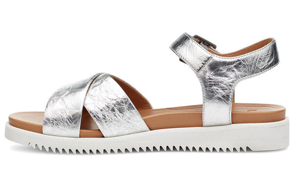 Модные сандалии zoie metal sandal Ugg, серебряный — фото 2