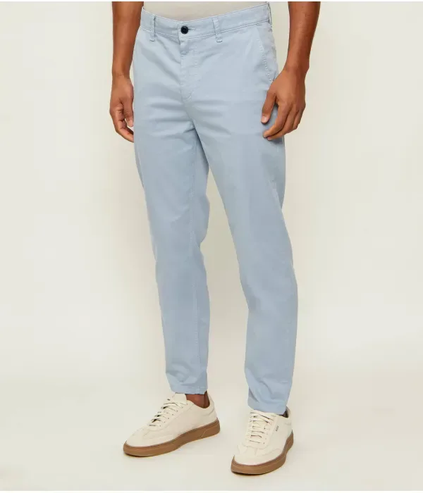 Брюки чинос tapered fit Boss Orange, небесно-голубой — фото 3