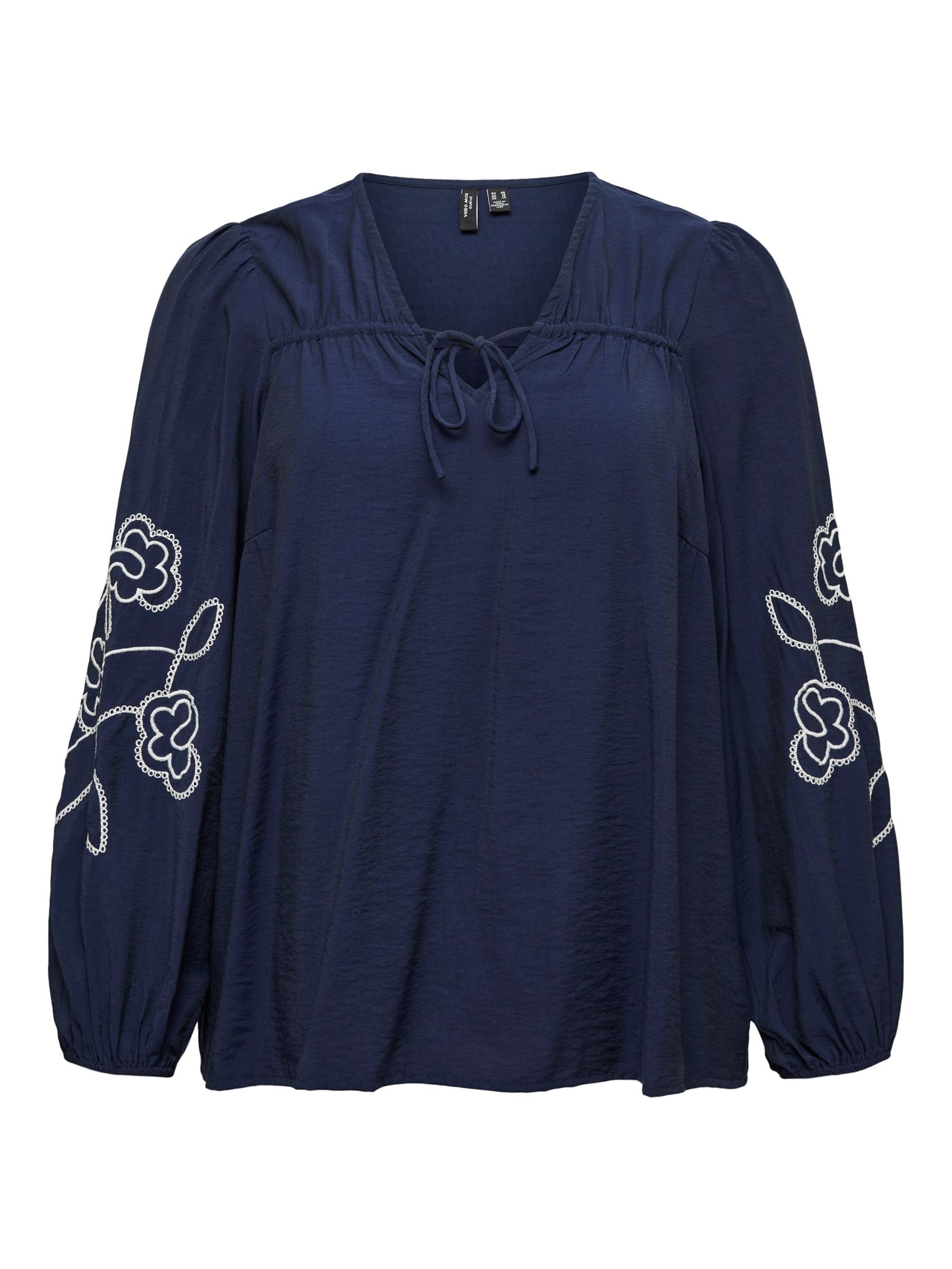 

Vero Moda Curve Блузка 'VMCanya' в цвете Marine Blue