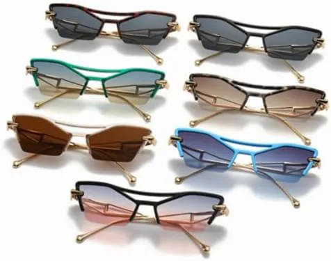 

Солнцезащитные очки 2027 года, маленькие, для женщин и мужчин, в стиле ретро, ​​женские солнцезащитные очки с защитой от УФ-излучения UV400 MTZJH, Leopard Black