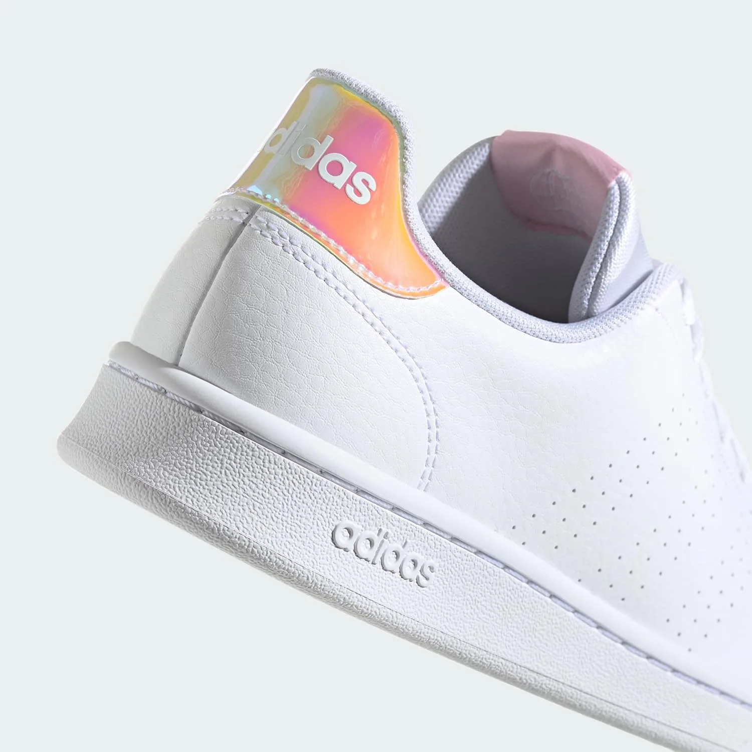 Мужские низкие кроссовки Adidas Advantage (не для футбола), белый/розовый — фото 4