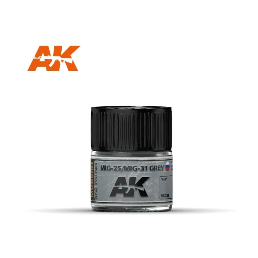 

МИГ-25/МИГ-31 Серый, Paint - Real Color (AK-Interactive)