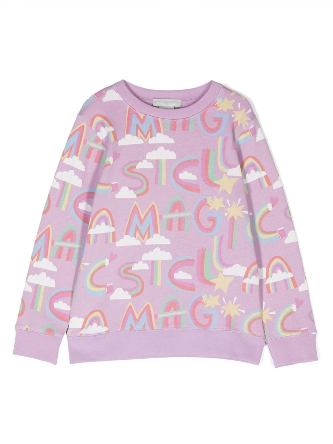 

Stella McCartney Kids толстовка с графичным принтом, фиолетовый