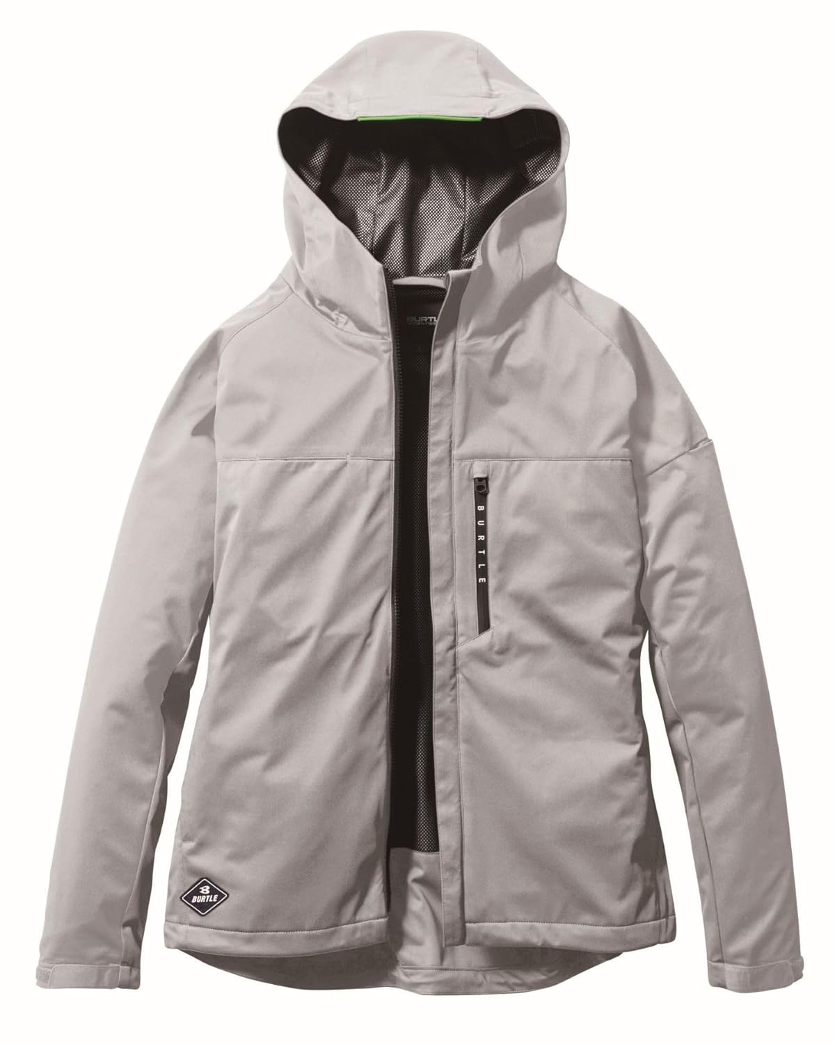 

Худи Burtle 3230-60 Stretch, водоотталкивающее, ветрозащитное, пепельно-серый цвет