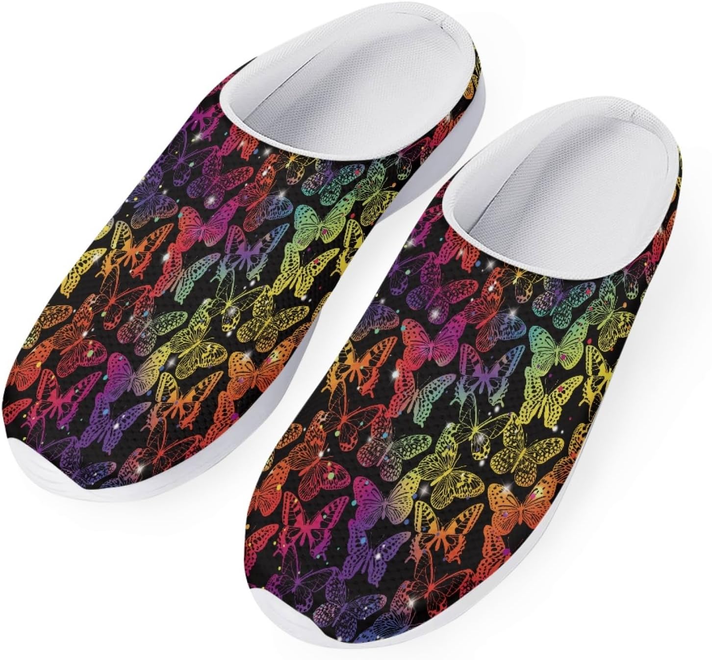 

Сандалии-слипоны Boatee для женщин и мужчин с поддержкой свода стопы, садовая обувь, Aesthetic Butterfly