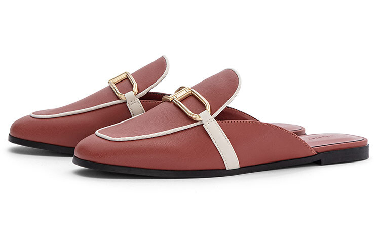 Женская повседневная обувь, женская, кирпичного цвета Charles&Keith — фото 2
