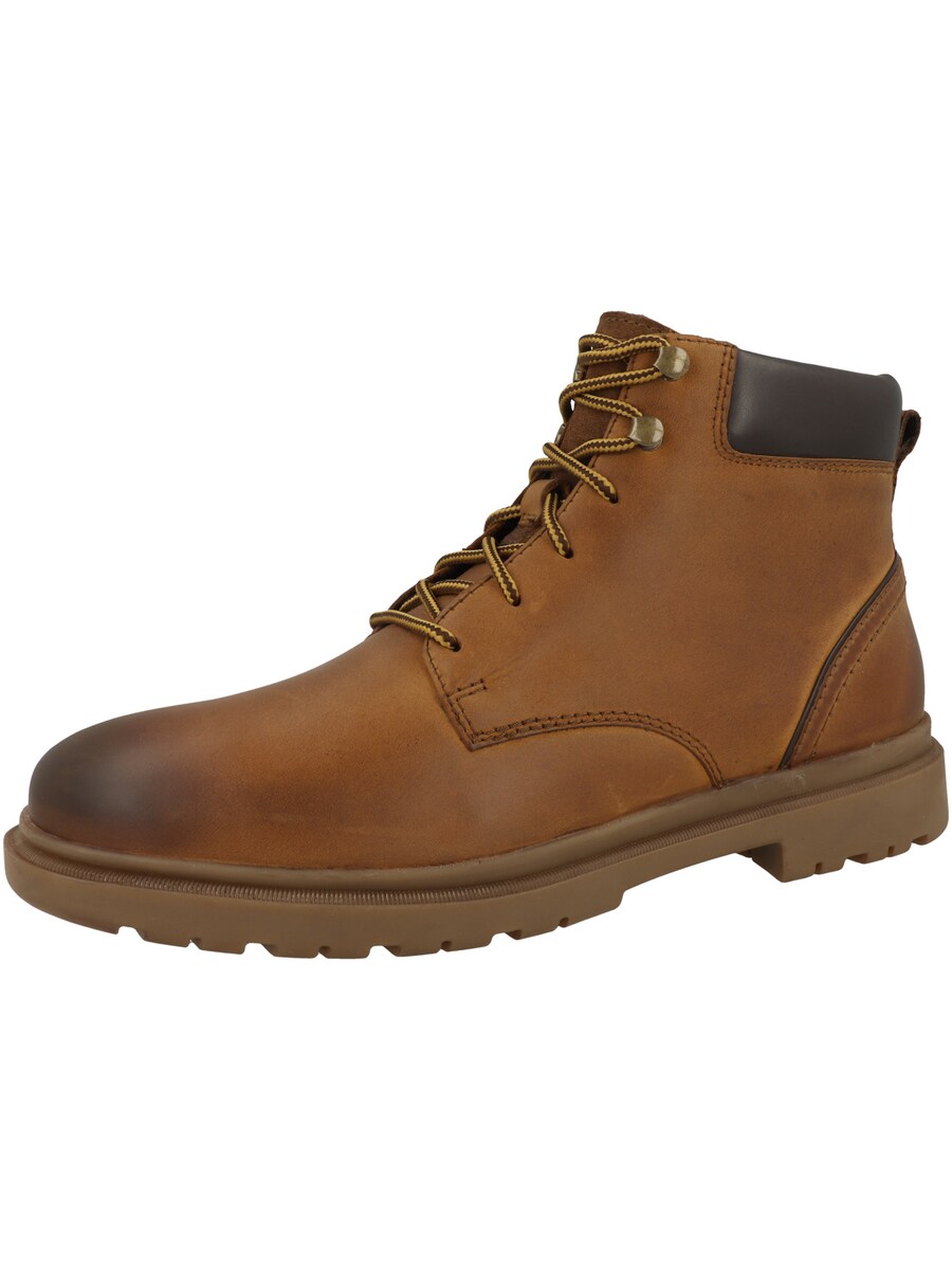 

Ботинки на шнуровке GEOX Andalo, цвет Cognac/Dark brown