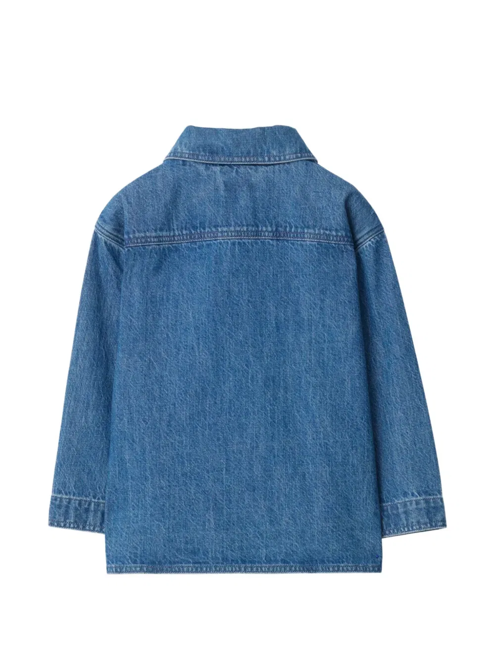 Джинсовая куртка Burberry Kids, синий — фото 2