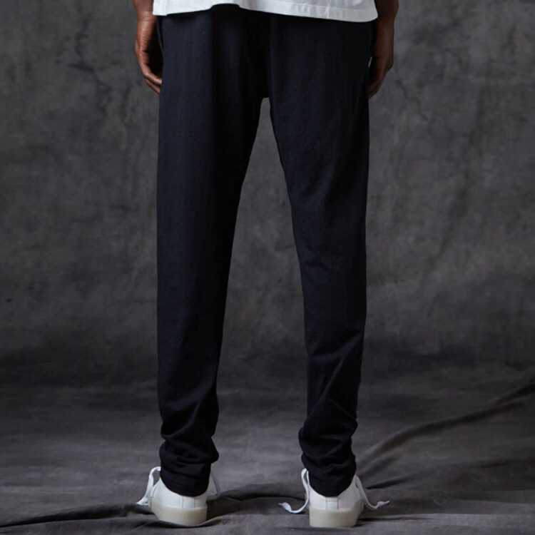 FW20 Трикотажные спортивные штаны унисекс черного цвета Fear Of God Essentials, черный — фото 3