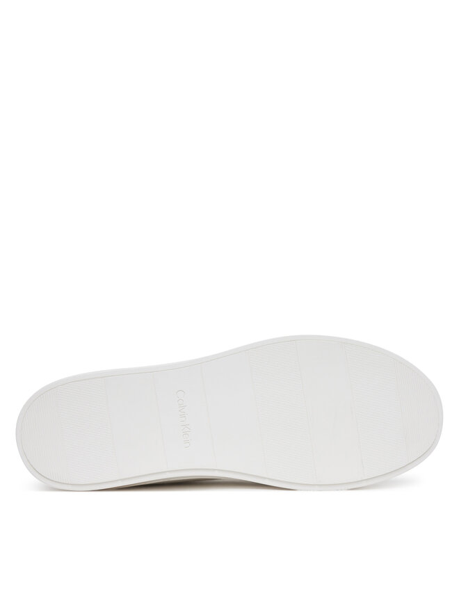 Кроссовки Pure Low Laceup Cupsole Hf Lth HM0HM01859 Calvin Klein, белый — фото 4