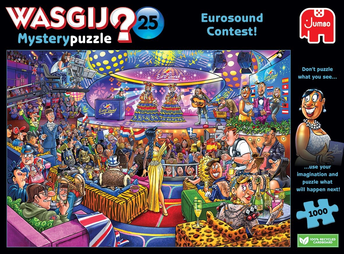 

Пазл для взрослых Wasgij Mystery 25 Eurosound Contest! Евровидение 1000 штук.