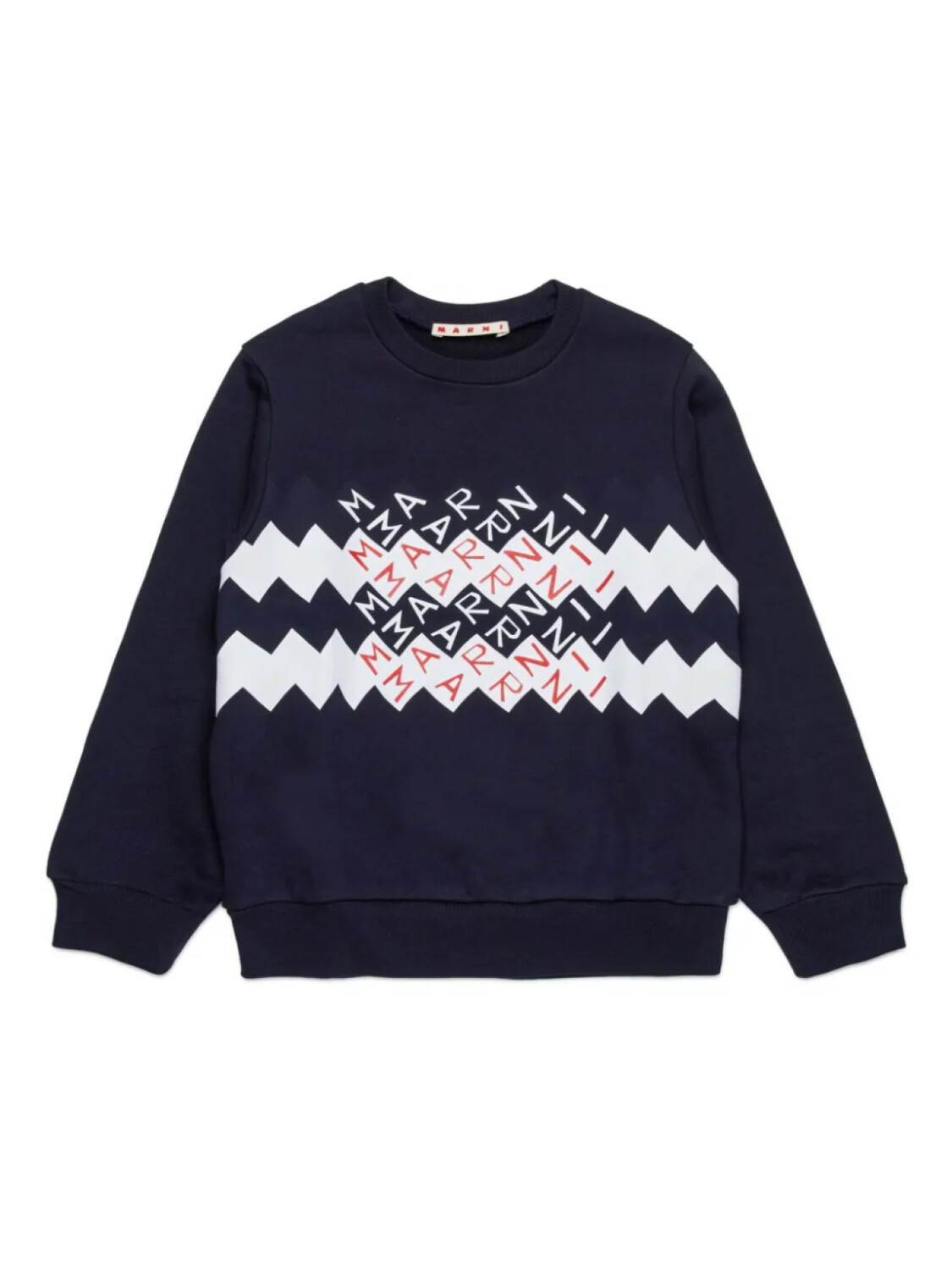 

Marni Kids толстовка с логотипом, синий